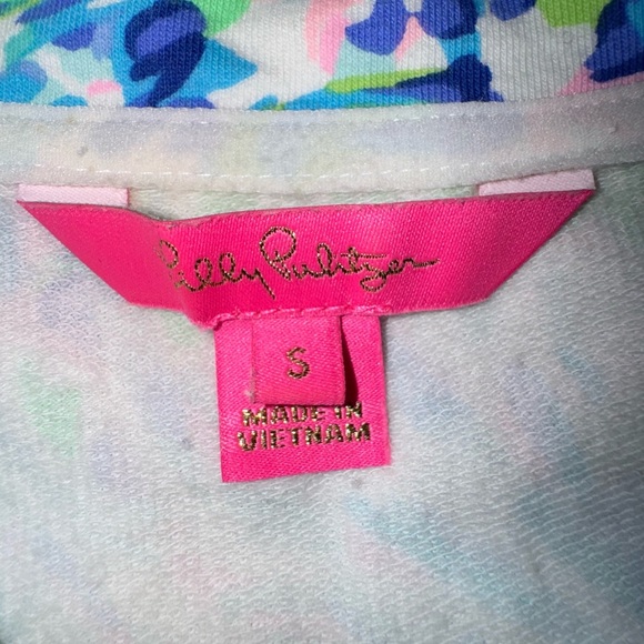 Lilly Pulitzer Skipper Popover Multi Shell of a Party Turtles Sz Small VGUC - Picture 7 of 10